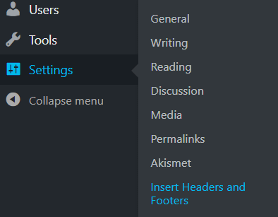 How do I Install my Google Analytics - WordPress Menu