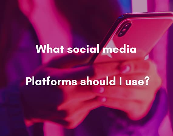 What social media platforms should I use?